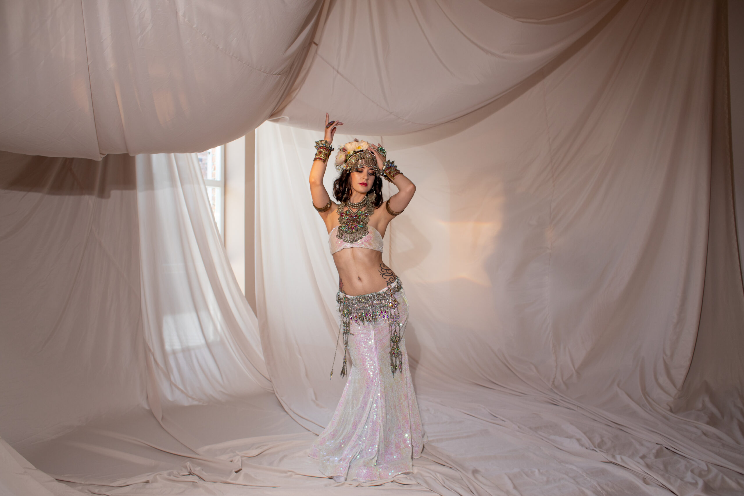 Kira Habib Lal - retraite danse orientale tribal fusion à Marrakech avec Hope Arts Studio